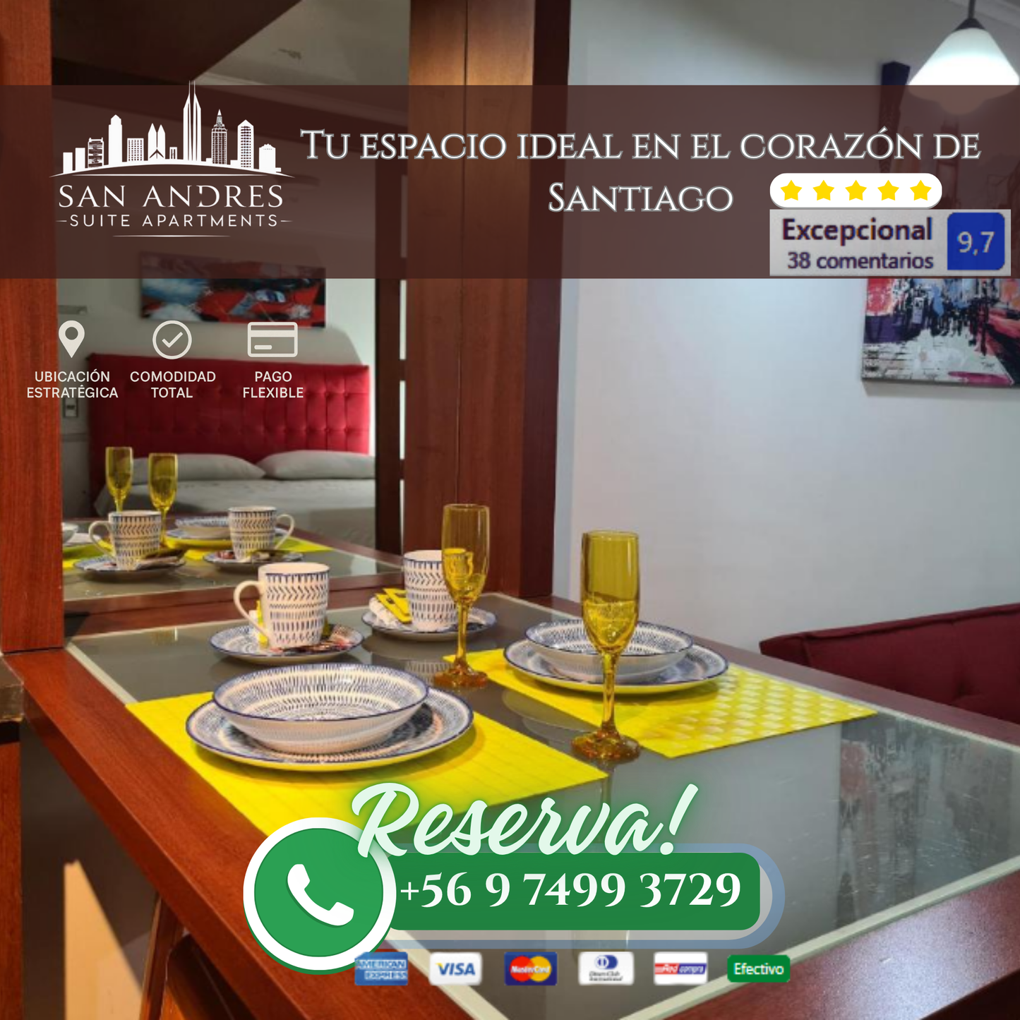 ✨ 🔹San Andrés Suite Apartments 🔹 Reserva Ahora ✨